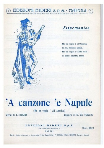 Canzone napule bovio - e,