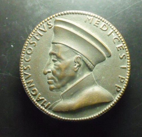Medaglia placca cosimo - medaglia, i
