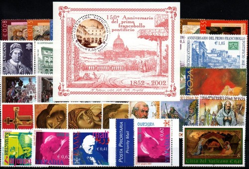 Vaticano annata 2002 mnh - vaticano, mnh**