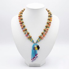 Collana Boho Legno Artigianale