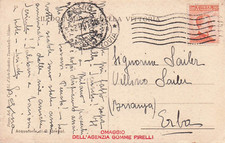 22-17A) CARTOLINA  IV NOVEMBRE MCMXVIII VITTORIA OMAGGIO AGENZIA GOMME PIRELLI
