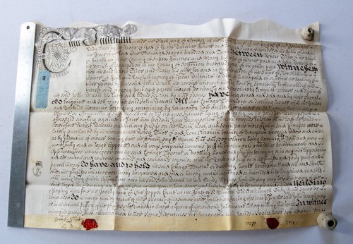 Queen anne period indenture - anne,