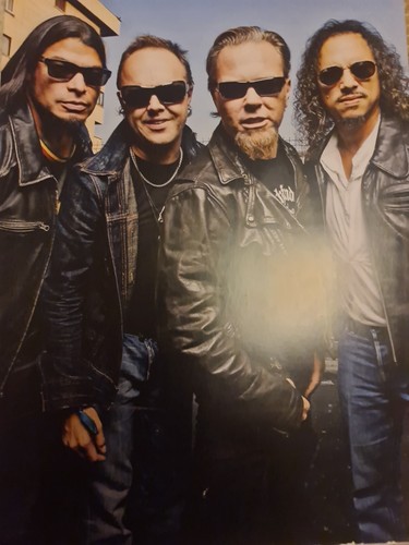Metallica poster kerrang - a4,