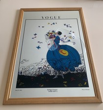 quadro specchio Vogue july 1916 Conde’ nast insegna pubblicita’ mirror 76x56 big