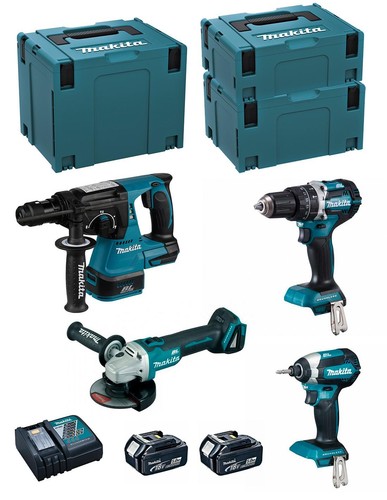 Makita kit mk407rtj dhr243 - kit, (dhr243