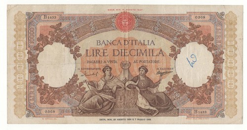 10000 lire repubbliche - lire,