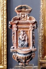 Acquasantiera terracotta