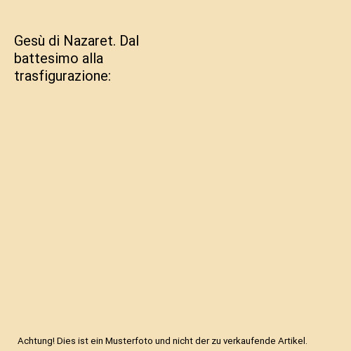 Gesù nazaret dal - nazaret.,