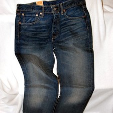 Importazione USA: "Levi's Jeans 501" (Regular) taglia: 32/36, "bluek/blu" - NUOVO