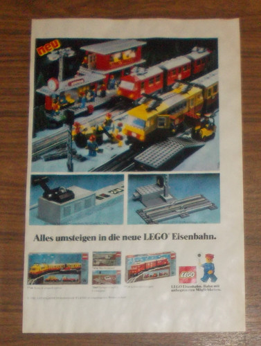 Rara pubblicità lego trains - rara,