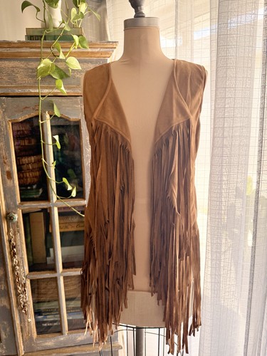 Gilet boho frange - boho,