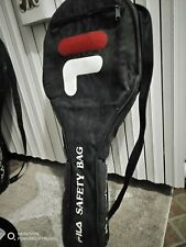 TENNIS FILA VINTAGE SACCA BORSONE SAFETY BAG CUSTODIA RACCHETTA