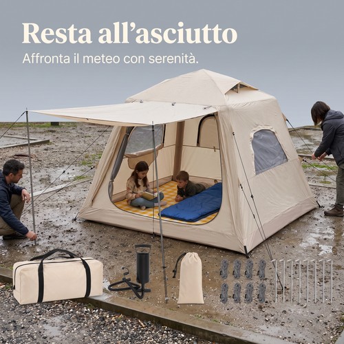Tenda impermeabile gonfiabile - tenda,