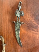Antico Pugnale Da Collezione In Bronzo