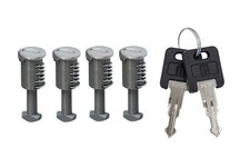 KIT SERRATURA ANTIFURTO PER BARRE PORTATUTTO E PORTABICI MENABO