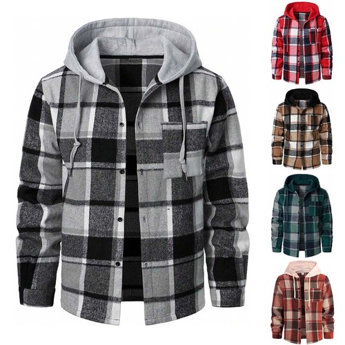 Cardigan uomo quadri con