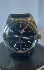 Vulcain manual winding cal. St-96 by FHF Swiss made black