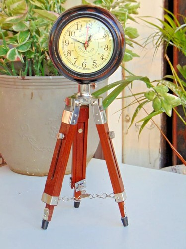 Antico orologio legno con - antico,