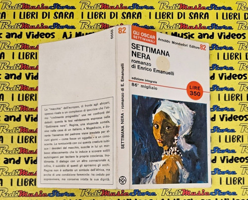 Book libro settimana - settimana, nera