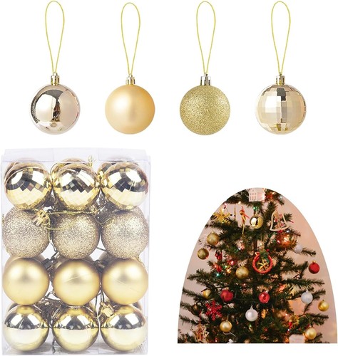 Palline natale 4cm 24 - palline,