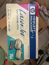 Due cartucce toner HP 74A