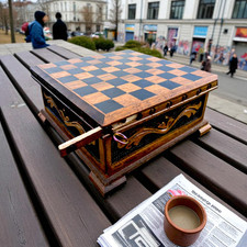 Antica scacchiera puzzle fatta