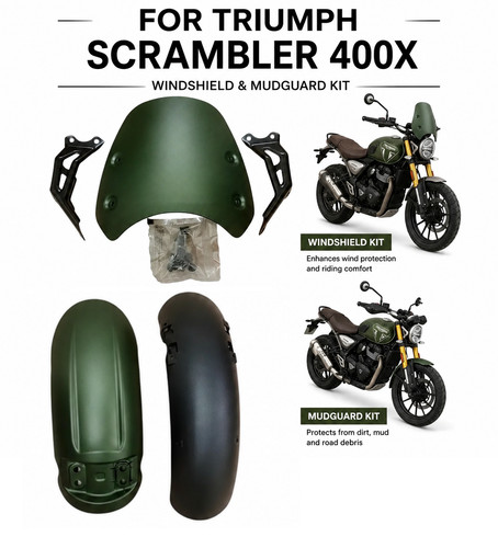 Kit parafango alto verde - , e