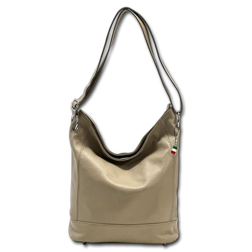 Florence vera pelle hobo bag