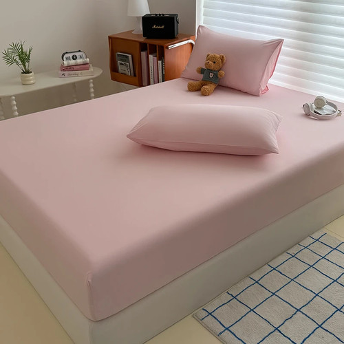 Elastic fitted bed sheet non - elastic,