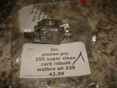 Walbro wt239 poulan pro - walbro,
