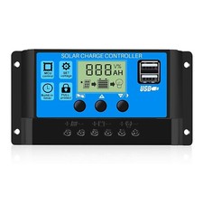 REGOLATORE DI CARICA PANNELLO SOLARE 10/20/30/50A CONTROLLER FOTOVOLTAICO 12/24V