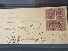 Francobolli Regno - 1879 Effigie Umberto I 10 Centesimi Su Lettera DI Piego