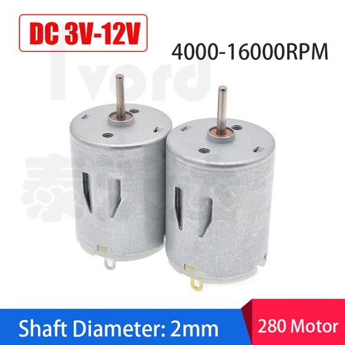280 round 12v - 280, 16000rpm