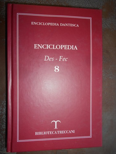 Enciclopedia dantesca vv - enciclopedia,