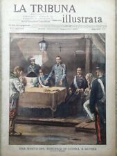 La Tribuna Illustrata 31 Gennaio 1909 Terremoto Messina Reggio Sven Hedin Roma
