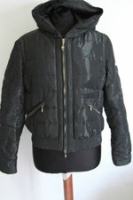 GEOSPIRIT piumino giacca giubbotto giubbino jacket coat nero black D698