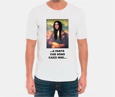t-shirt maglietta uomo cotone risposta divertente Elio Gioconda serie tv Lol 