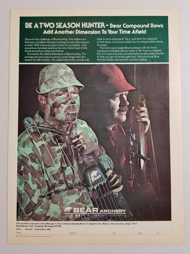 1977 stampa pubblicità - pubblicità, orso