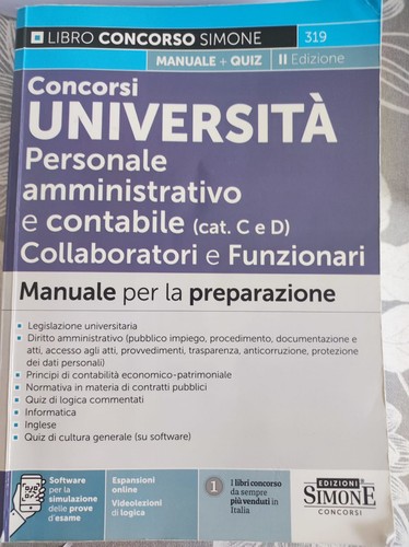 Libro concorso manuale quiz - concorso, e