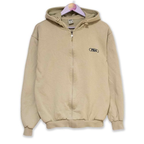 Felpa fila vintage beige - felpa, con