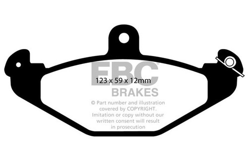 Ebc orangestuff rear brake - rear,