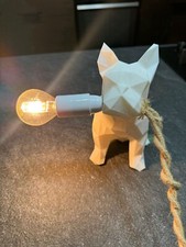 French Bulldog With Lamp