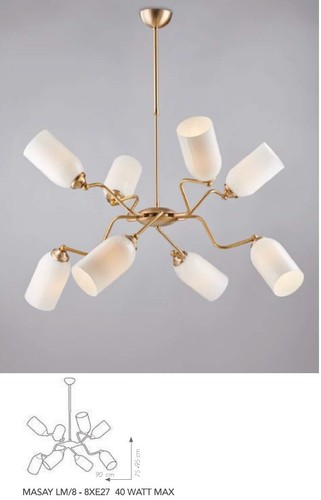 Lampadario moderno oro - moderno,