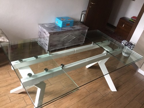 Tavolo allungabile acciaio - tavolo,