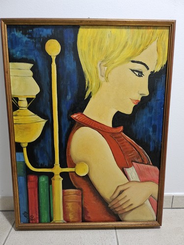 Dipinto donna olio - dipinto, tela