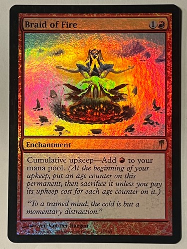 Mtg treccia fuoco - mtg,