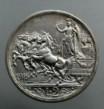 2 lire Quadriga Briosa 1916 BB