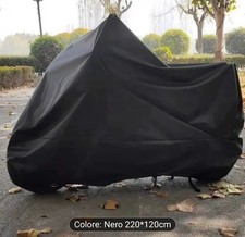 Copri moto Impermeabile Nero