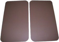 Coppia di 2 pannelli porta anteriori gialli ocra ASI per auto Fiat 500 F d'epoca