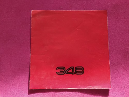 Brochure ferrari 348 1990 - brochure, 348,